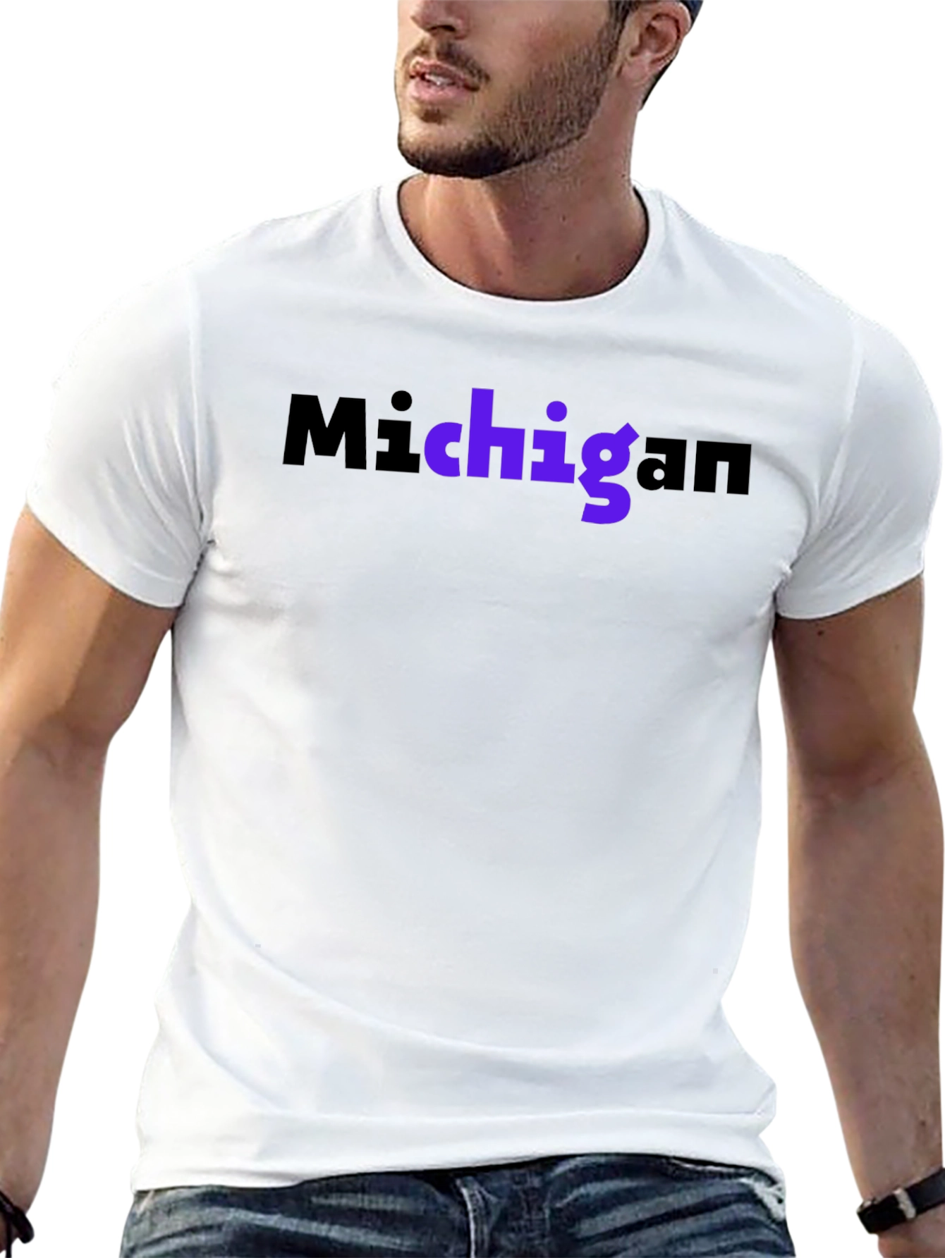 Michigan Graphic T-Shirt - Black