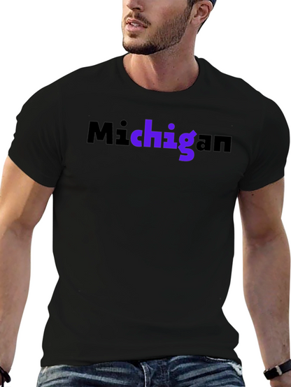 Michigan Graphic T-Shirt - Black