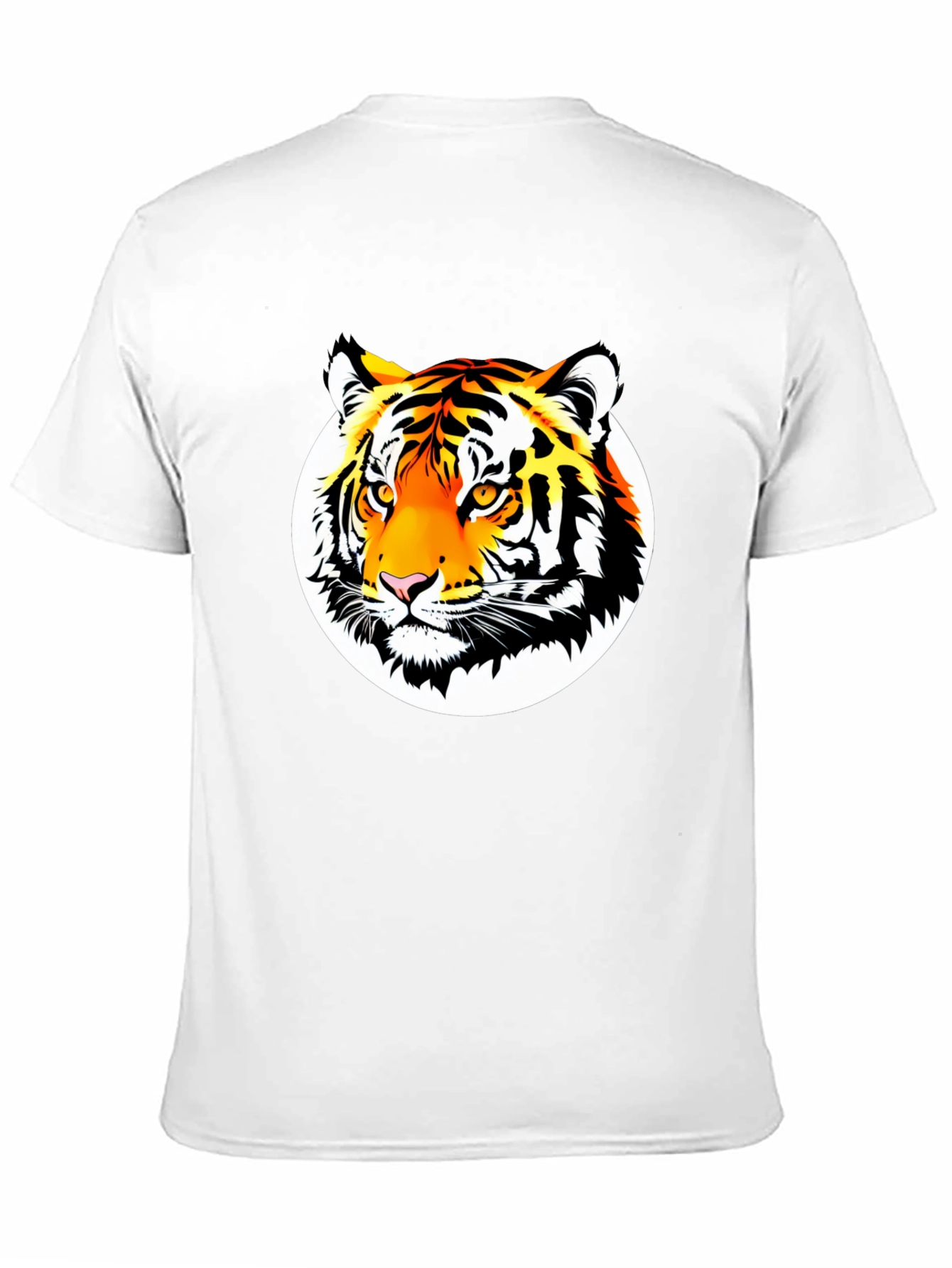 Bold Tiger Graphic Tee - Premium Black Cotton