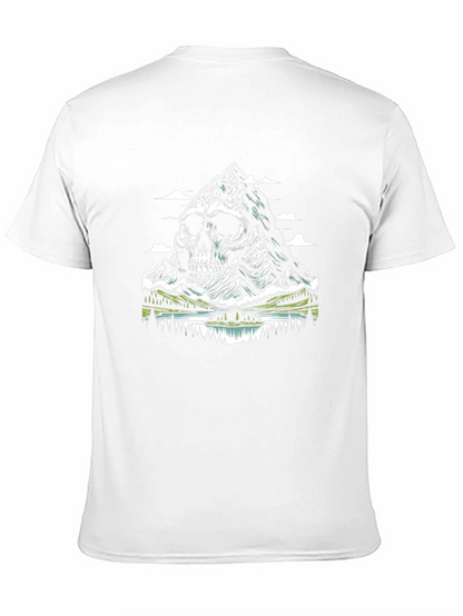 Skull Mountain Graphic T-Shirt - Unique Design