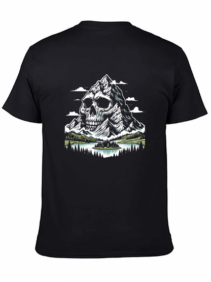 Skull Mountain Graphic T-Shirt - Unique Design