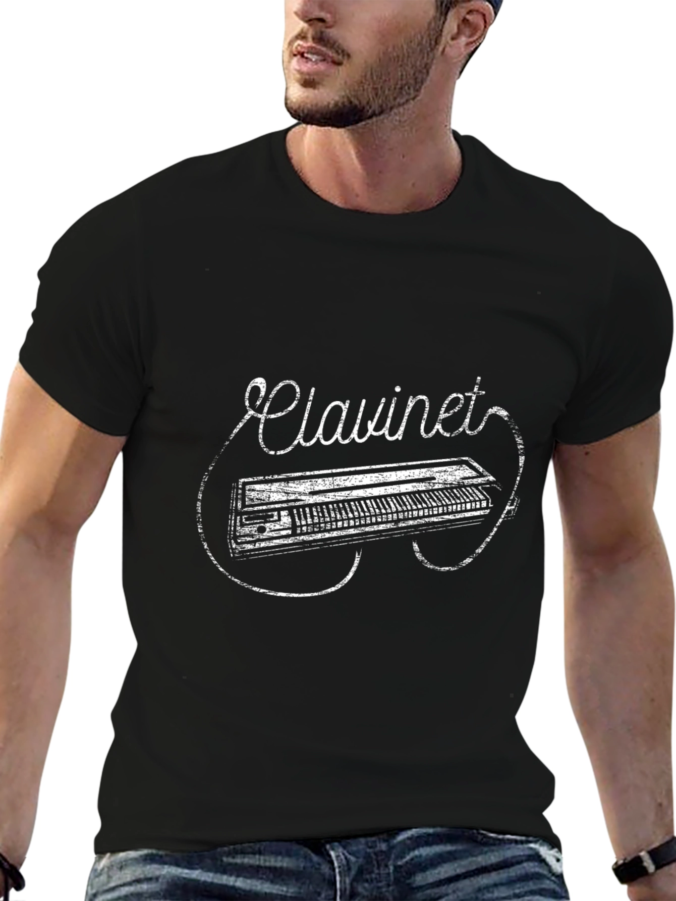 Clavinet Graphic Tee - Black Unisex T-Shirt