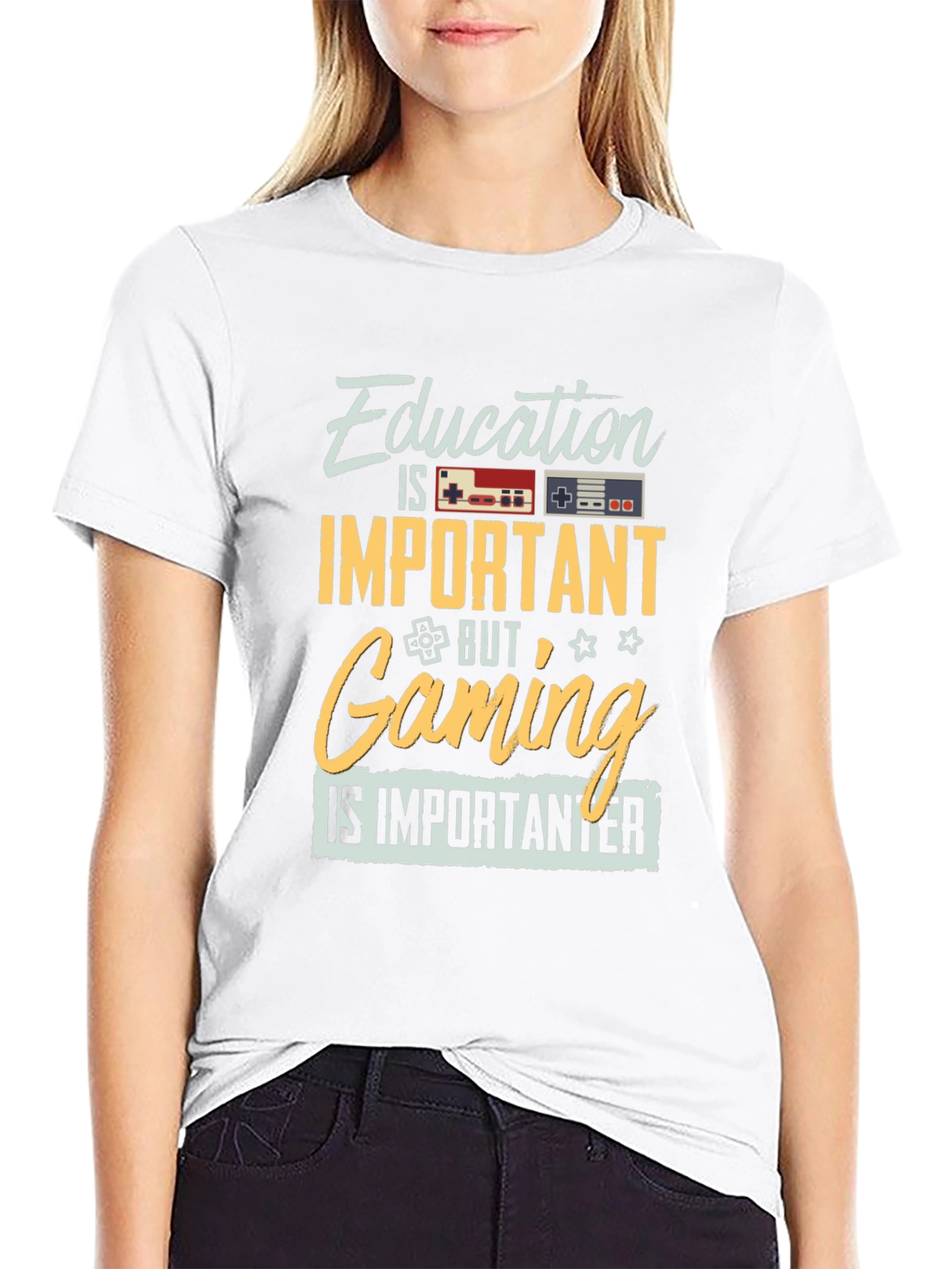 Education Important? Gaming is Importanter T-Shirt