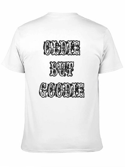 Oldie But Goodie Graphic Tee - Black Crew Neck