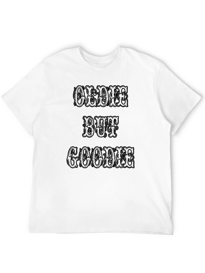 Oldie But Goodie Graphic Tee - Black Crew Neck