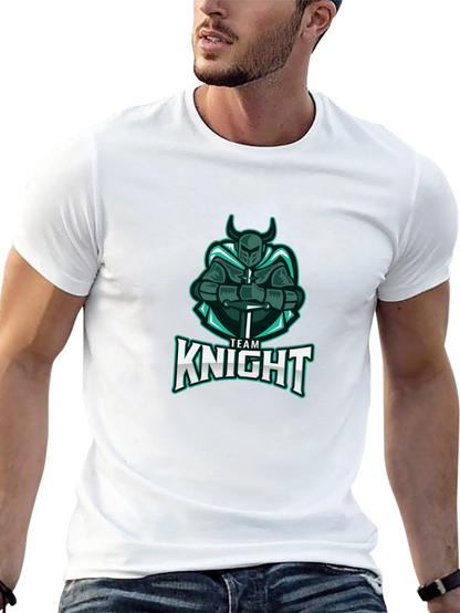 Team Knight T-Shirt - Black Cotton Tee