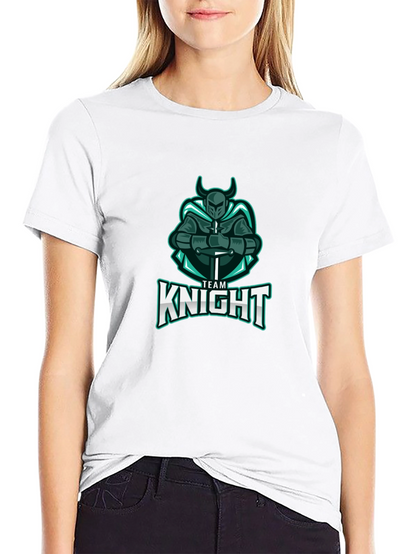 Team Knight T-Shirt - Black Cotton Tee