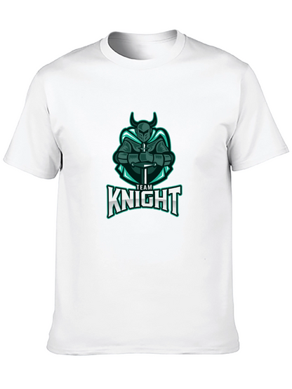 Team Knight T-Shirt - Black Cotton Tee
