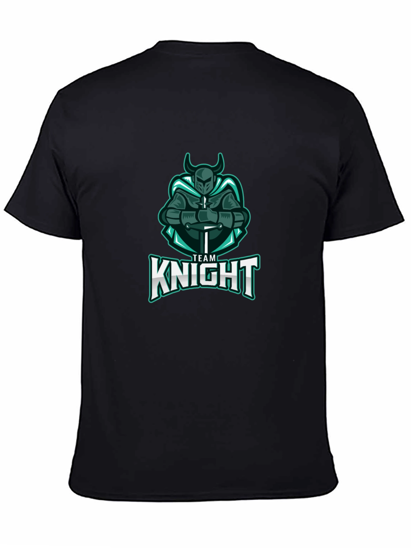 Team Knight T-Shirt - Black Cotton Tee