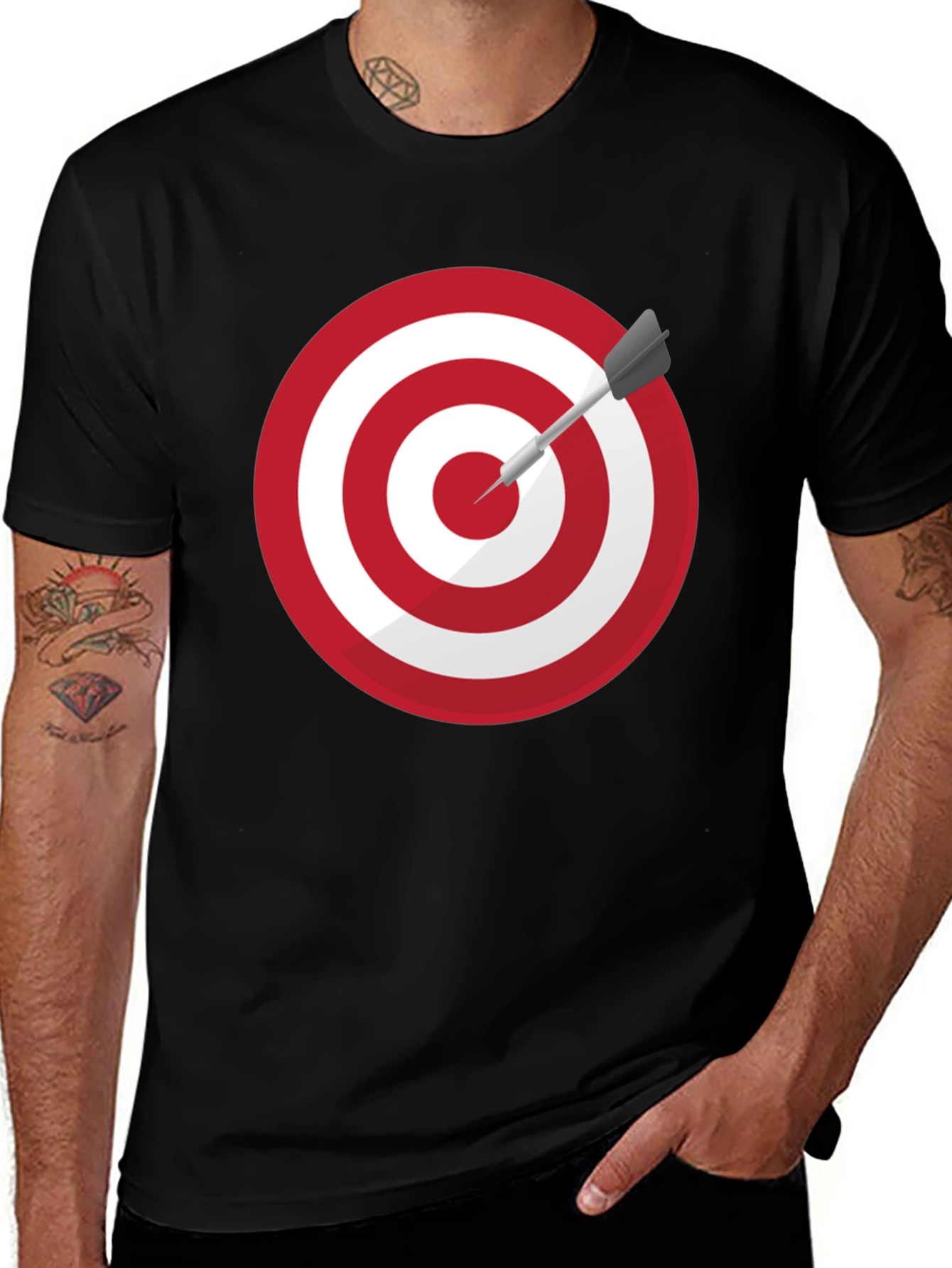 Target Practice Graphic T-Shirt - Bullseye Tee