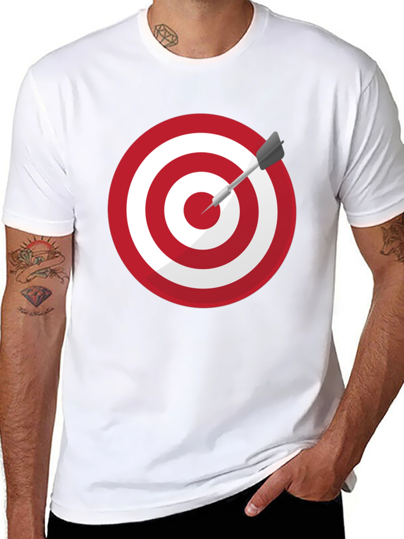 Target Practice Graphic T-Shirt - Bullseye Tee
