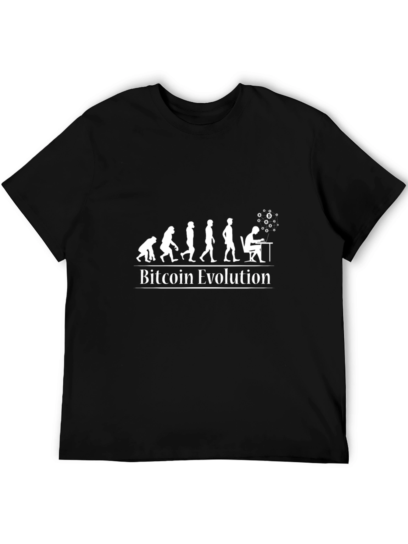 Bitcoin Evolution Graphic T-Shirt - Crypto Humor