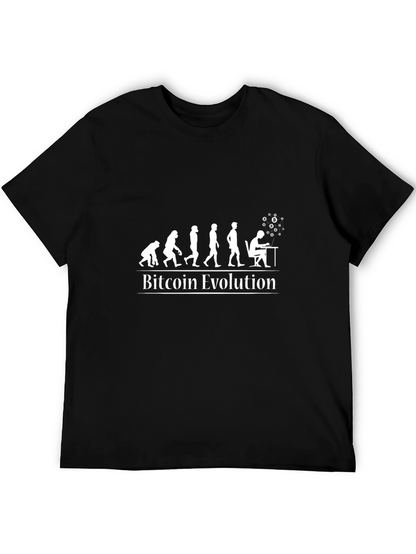 Bitcoin Evolution Graphic T-Shirt - Crypto Humor