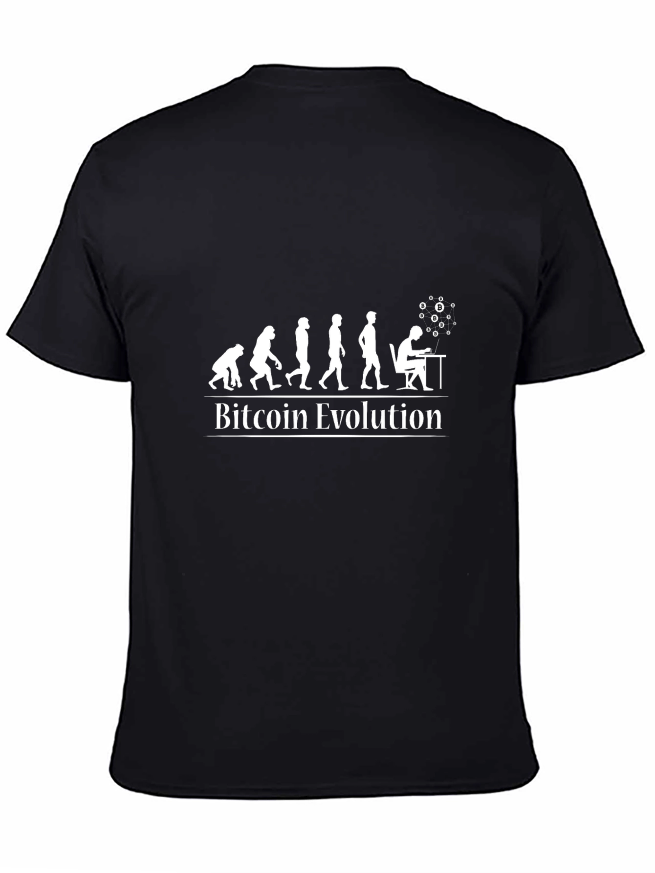 Bitcoin Evolution Graphic T-Shirt - Crypto Humor