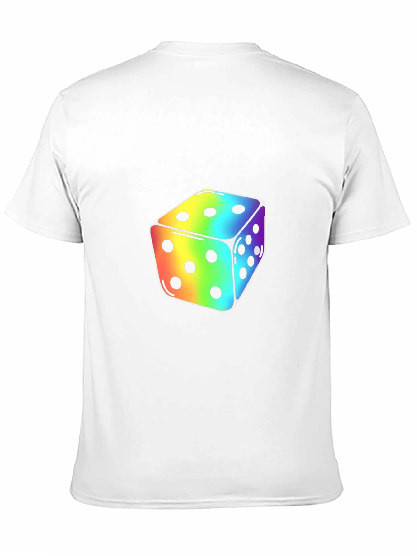 Rainbow Dice Graphic Tee - Stylish Casual Wear