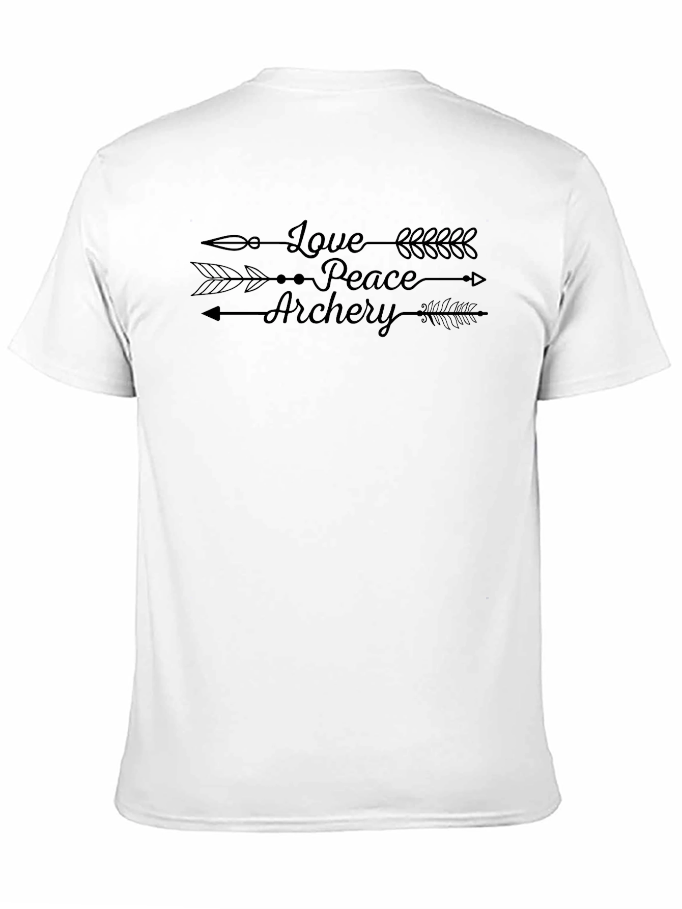Love Peace Archery Arrow T-Shirt - Unisex Casual Tee