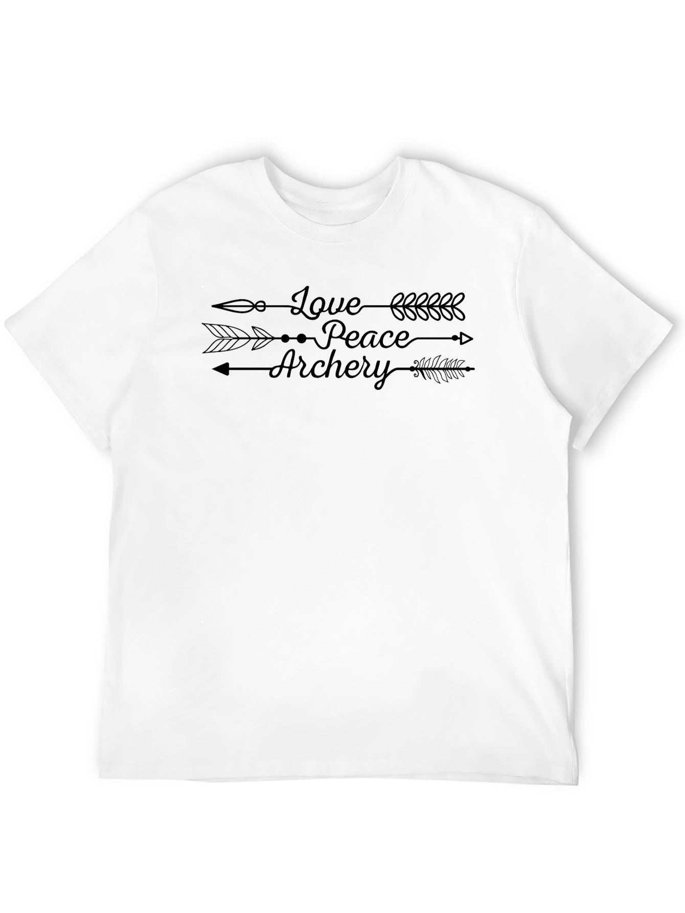 Love Peace Archery Arrow T-Shirt - Unisex Casual Tee
