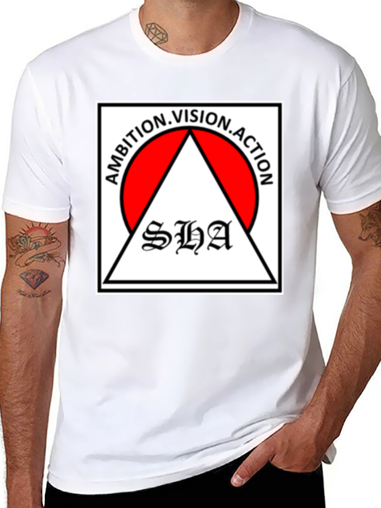 Ambition Vision Action Graphic Tee