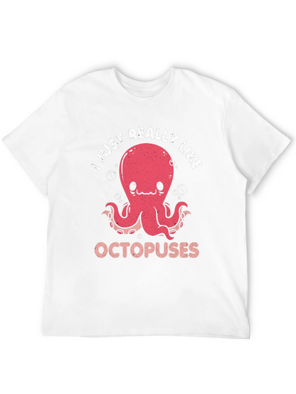 Cute Octopus Graphic T-Shirt
