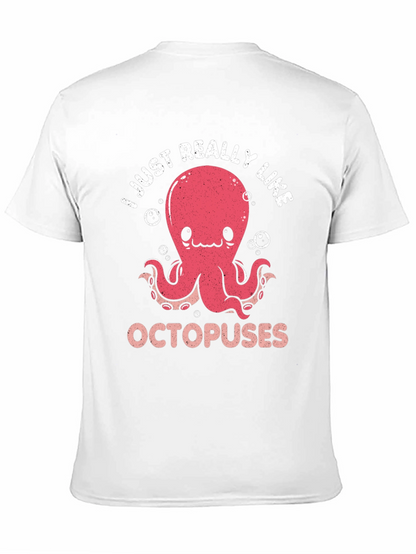 Cute Octopus Graphic T-Shirt