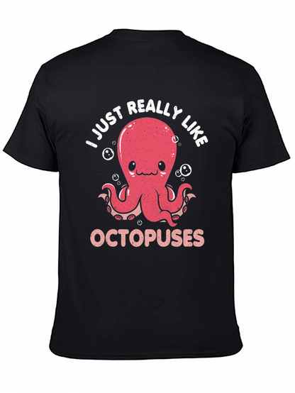 Cute Octopus Graphic T-Shirt