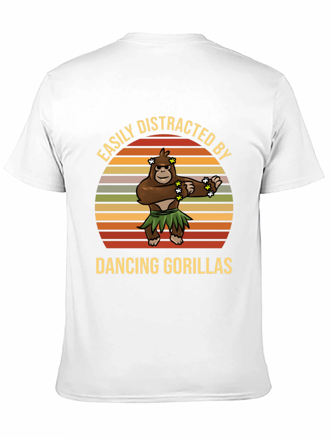 Easily Distracted Dancing Gorillas Graphic Tee