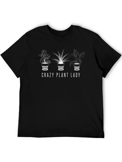 Crazy Plant Lady Graphic Tee - Unisex T-Shirt
