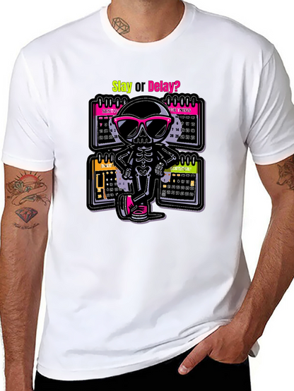 Slay or Delay? Skeleton T-Shirt
