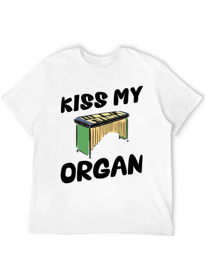 Kiss My Organ T-Shirt - Novelty Music Tee