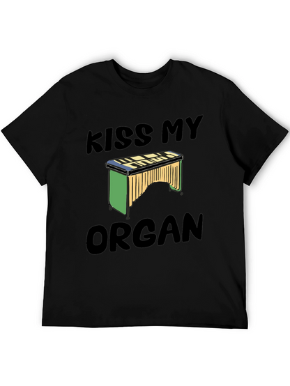 Kiss My Organ T-Shirt - Novelty Music Tee
