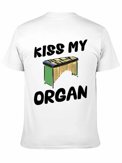 Kiss My Organ T-Shirt - Novelty Music Tee