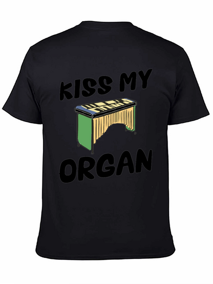 Kiss My Organ T-Shirt - Novelty Music Tee