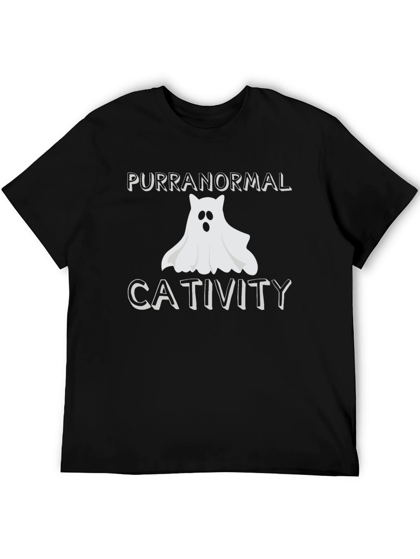 Purranormal Cativity Ghost Cat T-Shirt