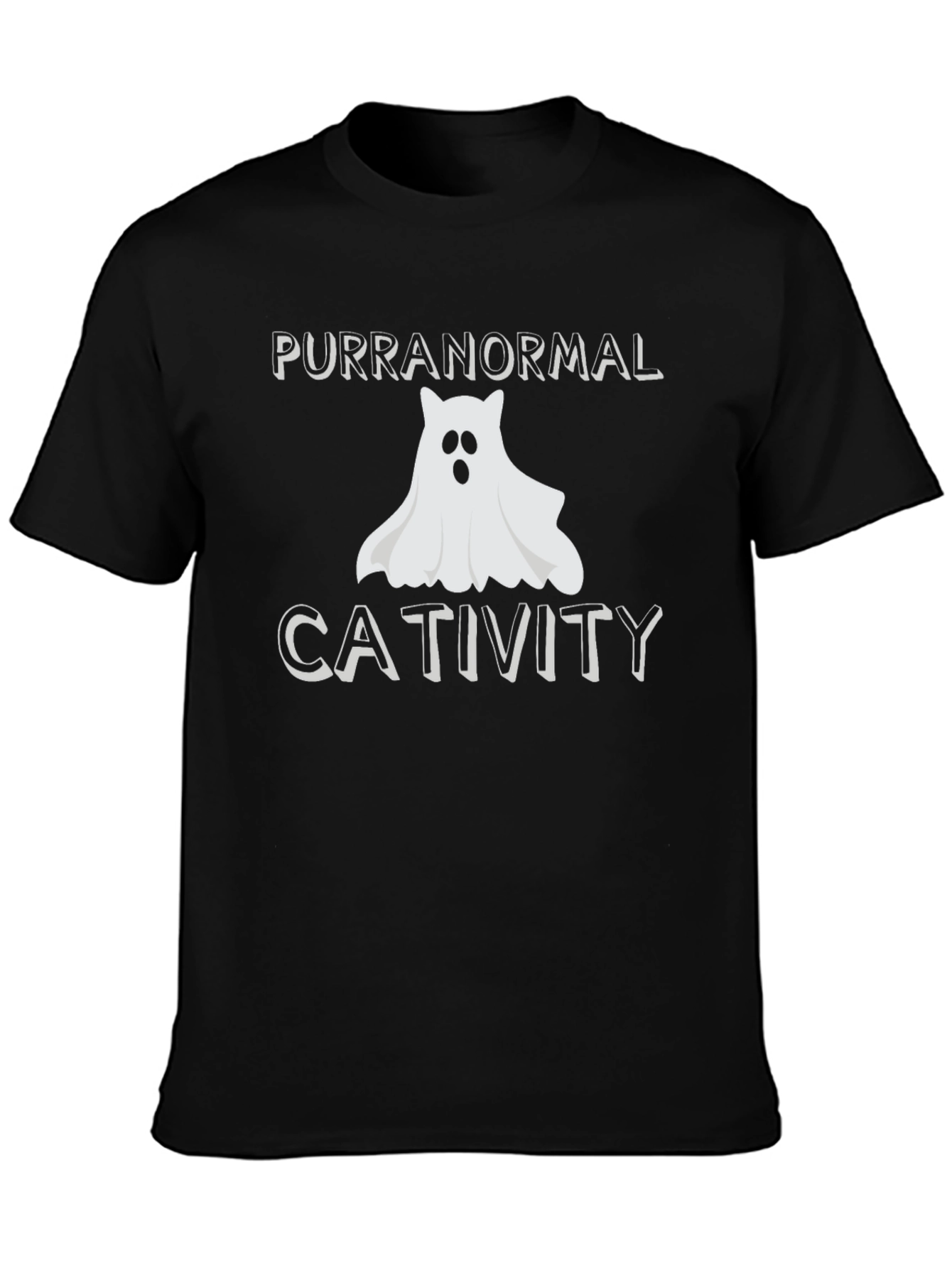 Purranormal Cativity Ghost Cat T-Shirt