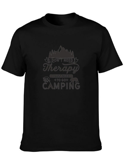 Camping Therapy Graphic T-Shirt