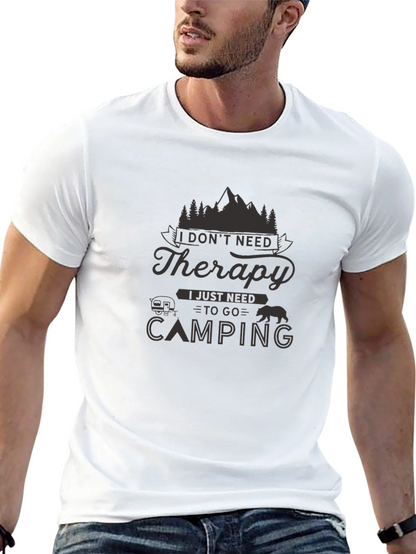 Camping Therapy Graphic T-Shirt
