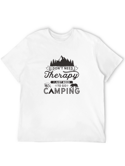 Camping Therapy Graphic T-Shirt