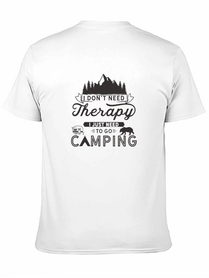 Camping Therapy Graphic T-Shirt