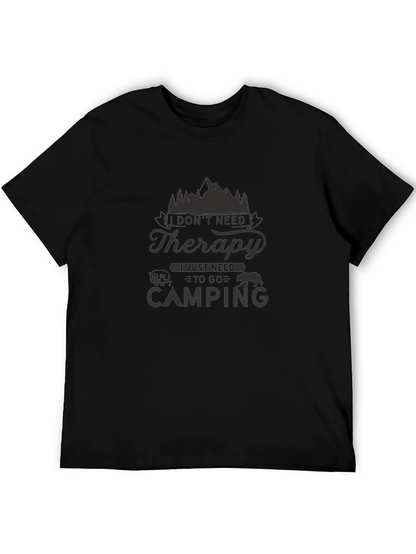 Camping Therapy Graphic T-Shirt