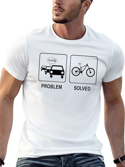 Problem Solved Bike T-Shirt: Traffic Solution