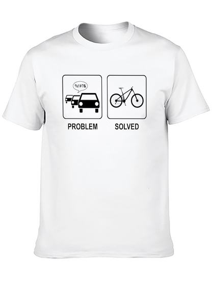 Problem Solved Bike T-Shirt: Traffic Solution