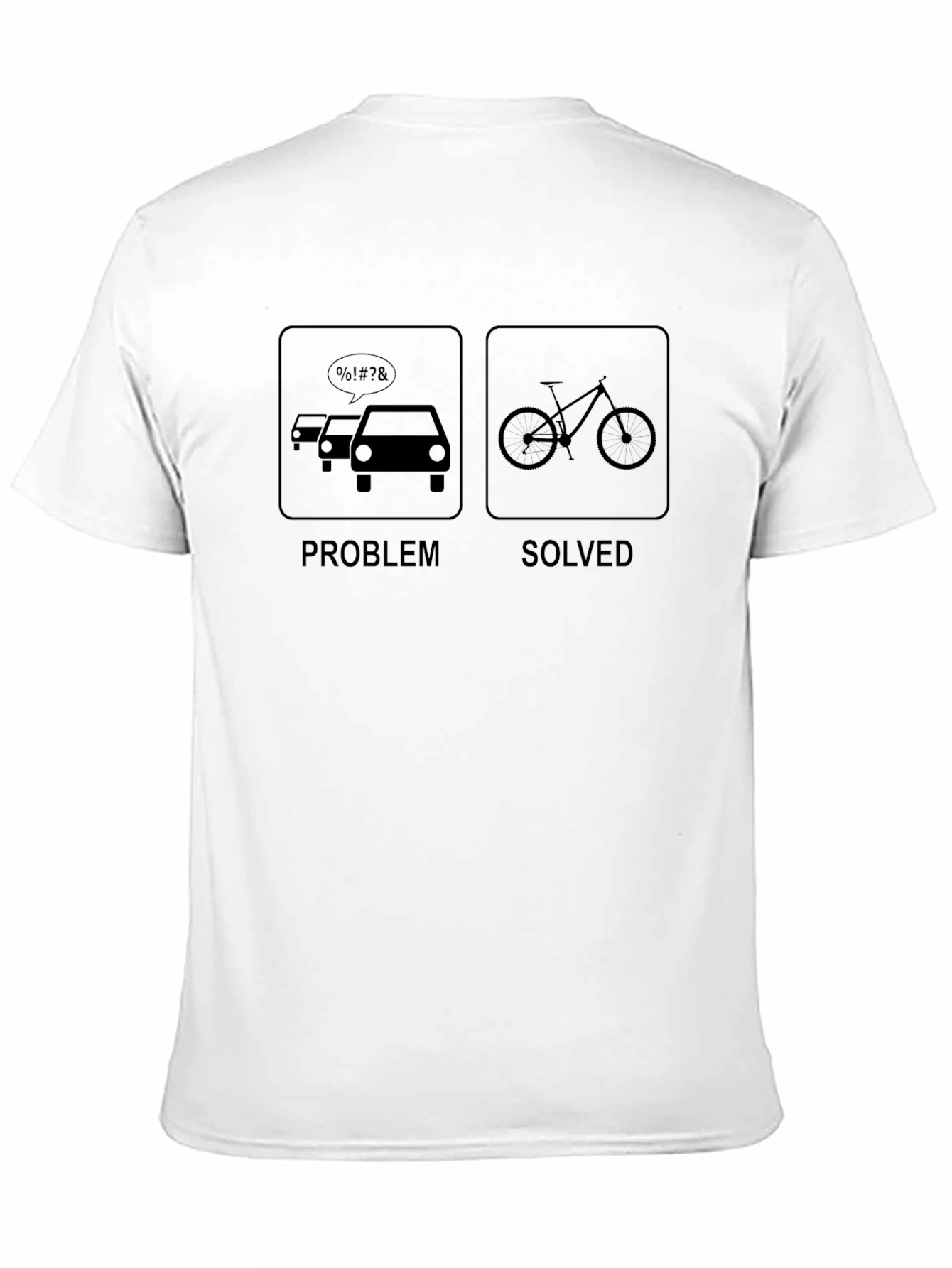 Problem Solved Bike T-Shirt: Traffic Solution