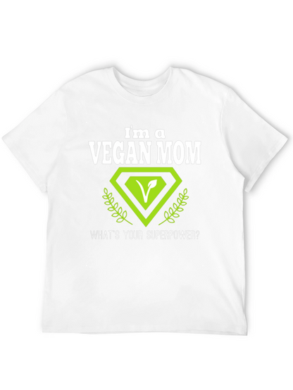 Vegan Mom T-Shirt - Superpower Design