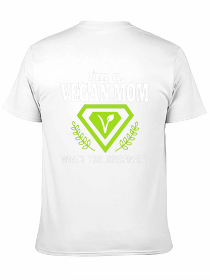 Vegan Mom T-Shirt - Superpower Design