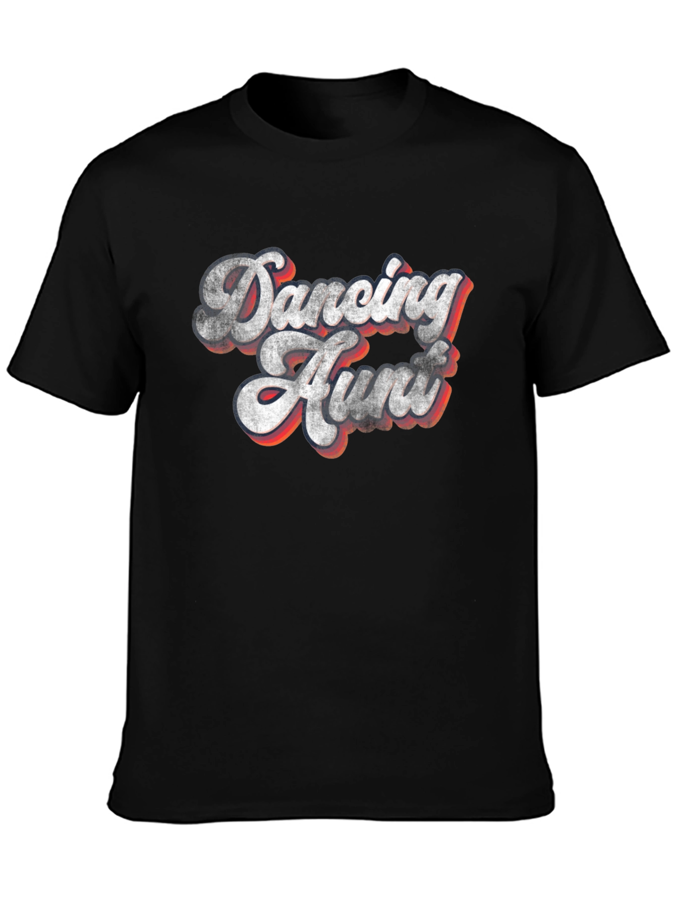 Dancing Hunt Tee - Retro Style Graphic Print T-Shirt