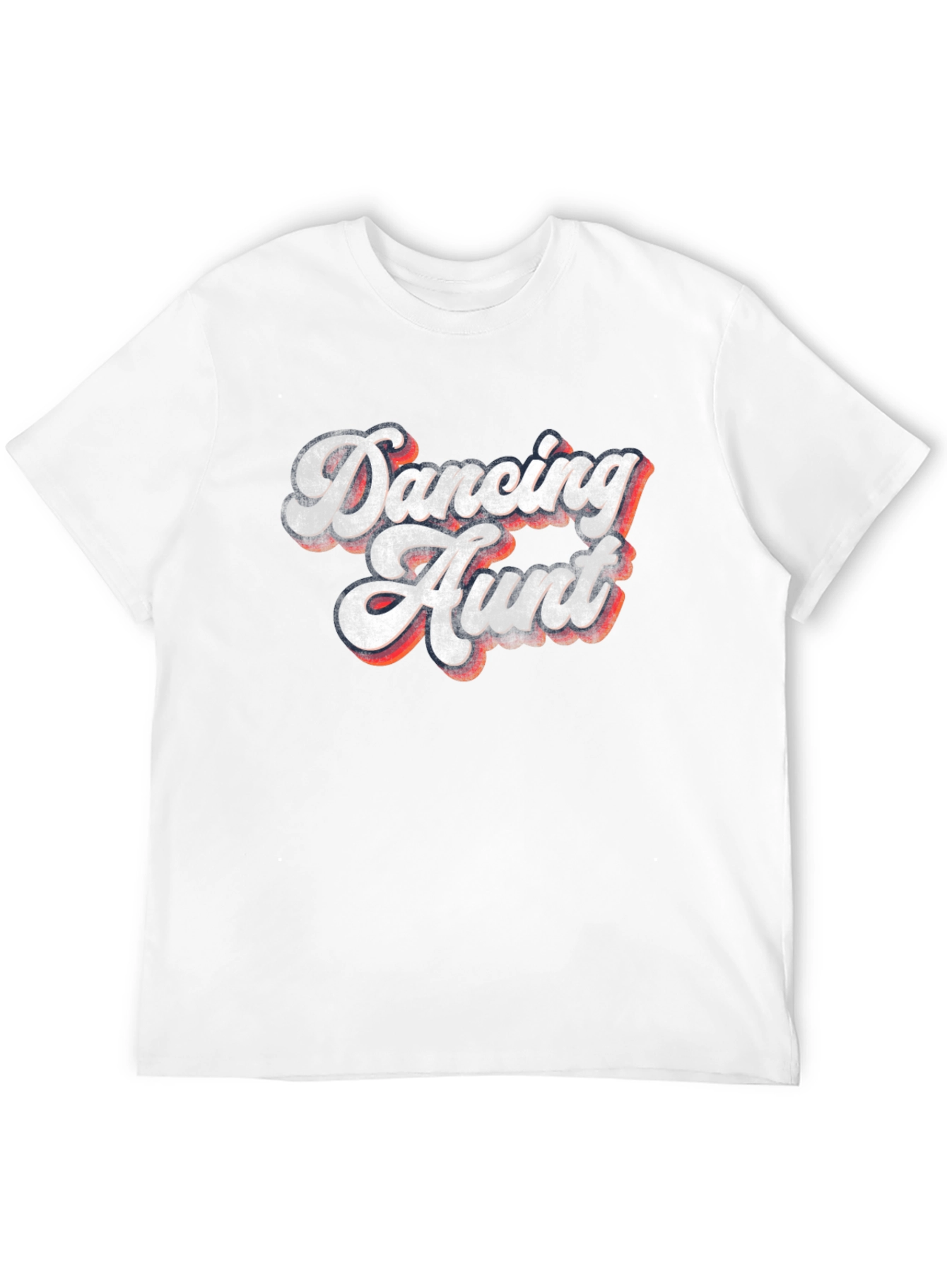 Dancing Hunt Tee - Retro Style Graphic Print T-Shirt