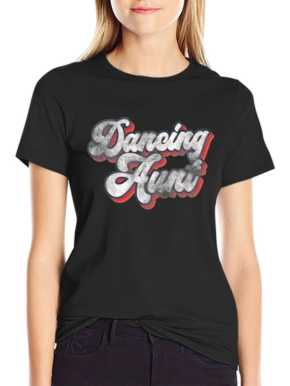 Dancing Hunt Tee - Retro Style Graphic Print T-Shirt