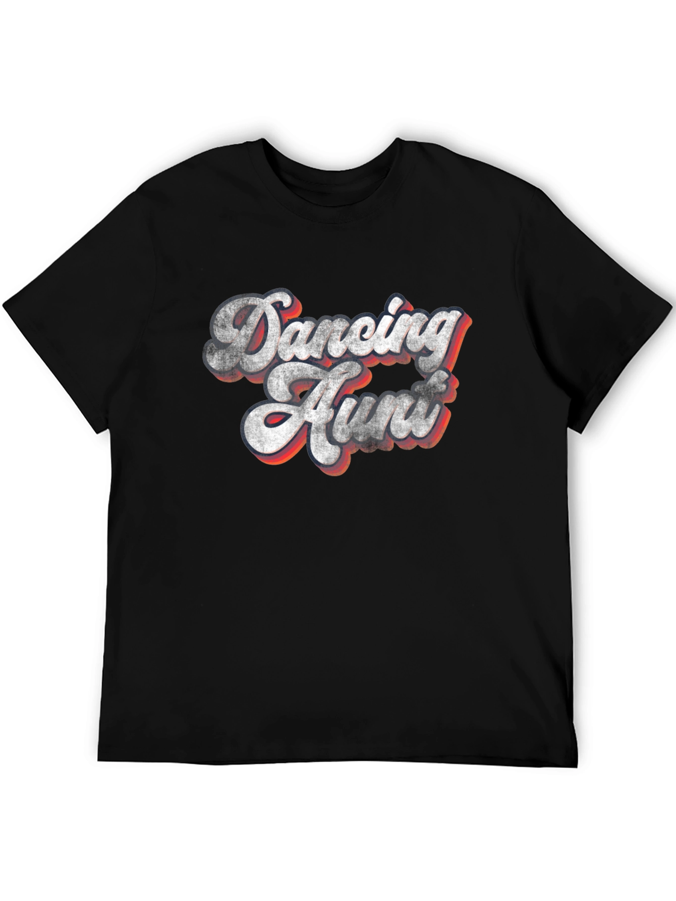 Dancing Hunt Tee - Retro Style Graphic Print T-Shirt