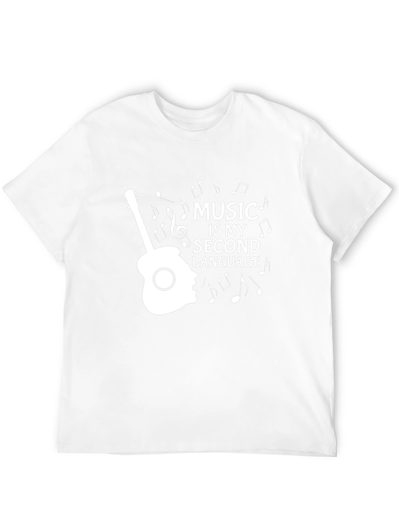Music is My Second Language Graphic Tee