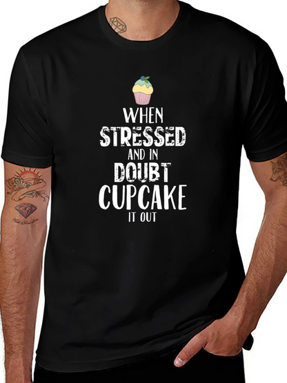 Cupcake It Out Black T-Shirt